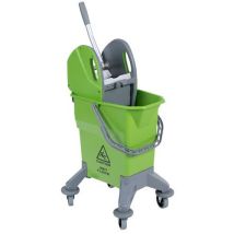 Manutan Expert - Sanko ja puristin 25 L - Vihreä - Kierrätetty 80 % - Ergonominen