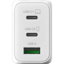 Gp - Seinälaturi matkavirtalähteillä gan pd 65w usb-a/2xusb-c