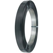 Manutan Expert - Musta teräsvanne 49 kg - 19x0,8 mm - Kierrätettävä - Lavaus ja vannehtiminen