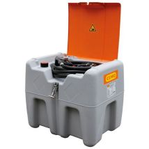 Cemo - Mobiili polttoainesäiliö Easy 210L - Harmaa polyeteeni - Kestävä ja helppokäyttöinen
