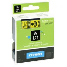 Dymo - Tarrakirjoitinnauha dymo d1 19 mm musta/keltainen