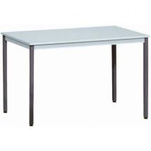 Manutan expert - Pöytä vakio 130 x 65 harmaa/harmaa