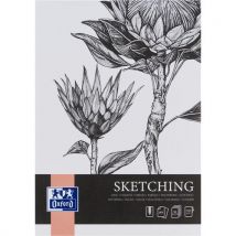 Oxford - Piirustuslehtiö sketching oxford art nidottu a4 50 sivua 120g