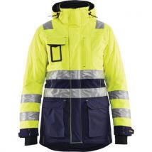 Blaklader - Naisten highvis talviparka huomio keltainen/mariininsininen l