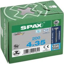 Spax - Ruuvi universaali tx-teräs a2 osakierre 4x35