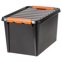 Smartstore - Säilytyslaatikko pro 49 l musta 4 kpl