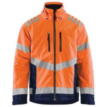 Blaklader - Kevyesti vuorattu highvis talvitakki huomio oranssi/mariininsininen xs