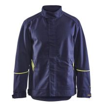 Blaklader - Hitsaajan takki Mariininsininen/Huomio keltainen - 4XL - EN 1149-5 - Antistaattinen