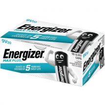 Energizer - Energizer max plus ‐alkaliparisto 9 v x 20