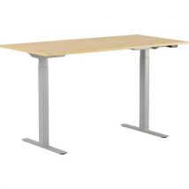 Lotuss - Sähköpöytä madrid basic 1600x800 hopea/pyökki