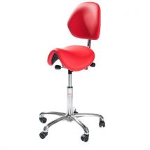 Global professional seating - Dalton-satulatuoli selkänojalla keinonahka punainen