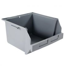 Novap - Varastolaatikko Pick In 28 L harmaa - Kestävä polyeteeni pinottava 200 kg kuormitus -40°C - 80°C
