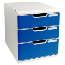 Multiform - Asiakirjalaatikosto 3 laatikko sininen