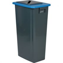 Probbax - Harmaa ja sininen kierrätysastia – paperi – 80 l