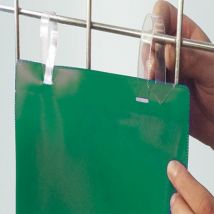 Ripustettavat muovitaskut a5 vaaka vihreä 10 kpl - Witre