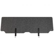 Manutan expert - Pöytäsermi l1500 tummanharmaa puristimilla gy06