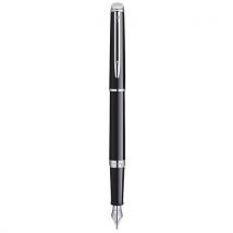 Waterman - Pen hemisphère laque noire ct plume m