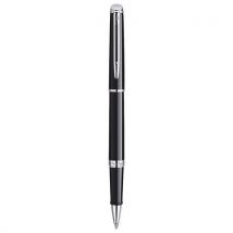 Waterman - Pen hemisphère laque noire ct roller musta f