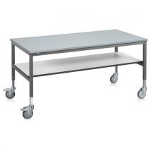Wfi - Siirrettävä työpöytä ld 1600x800 mm levy 300 kg