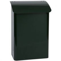 Vepabins - Postilaatikko 18L vihreä - Seinälle ripustettava metallia 42.5 cm korkea