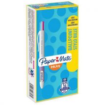 Papermate - Kuulakärkikynä 4 väriä inkjoy quatro hauskoja värejä