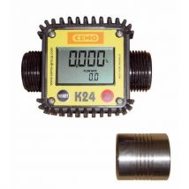 Cemo - Elektroninen virtausmittari k24 10-120 l/min kalibroitav