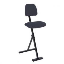 Global professional seating - Istuin-/seisomatuoli musta galonia musta runko