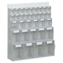 Säilytys pienille osille 33 lokeroa 610x170x670 - Witre