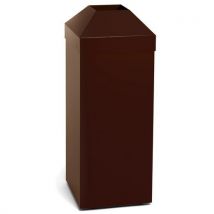 Prima Office - Kierrätysastia Rocket Bin Midi - 70 L - Ruskea - Teräs - 4 pyörää