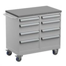 Treston - Työkalukärry 3 teräksestä teräslevyllä - treston