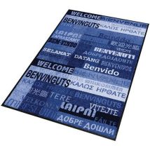 Notrax - Kynnysmatto NewWelcome sininen 120x180 cm - Polyamidi 6 mm paksu - Kestävä ja koristeellinen