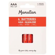 Manutan expert - Alkaliparisto aaa/lr03 ei ladattava - 4 kpl