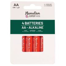Manutan expert - Alkaliparisto aa/lr06 ei ladattava - 4 kpl
