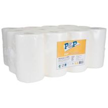 P&P - Talouspaperi Soft 12 rullaa - 2 kerrosta 70 m/rulla - Valkoinen ensikuitu
