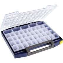 Raaco - Lajittelulaatikko Boxxser 55 - 45 lokeroa - Sininen/Läpinäkyvä - 10 kg kuormitus - 3 vuoden takuu