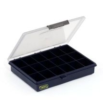 Raaco - Työkalupakki 18 osastolla - Sininen/Läpinäkyvä - Iskunkestävä - 3 kg kuorma