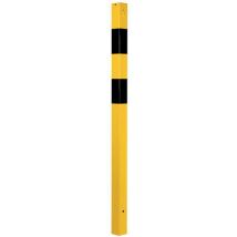Crash Stop - Pylväs 70x70mm 1400mm lenkeillä kelta-musta - Sinkitty teräs - Kierrätetty 99.9%