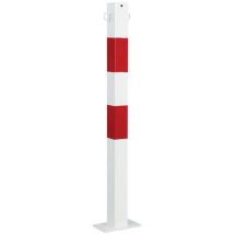 Crash stop - Este pylväs 70x70 silmukat 70x70 1000 puna-valkoinen