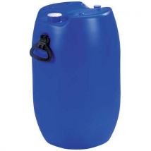 Sininen 60 litran pyöreä tynnyri - HDPE-materiaali UN-hyväksytty nesteille 100% kierrätettävä