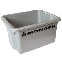Monark - Muovilaatikko hopea sopii potkupyörä ergonominen