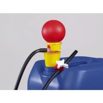 Käsipumppu otal - PP/PVC - Punainen/keltainen - 12 mm poistoputki - 2 kg