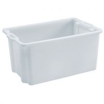 Mobil plastic - Muovilaatikko pinottava valkoinen 90 l