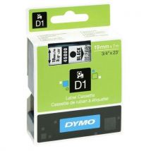 Dymo - Tarrakirjoitinnauha dymo d1 19 mm musta/läpinäkyvä