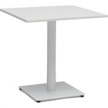 Hillerstorp - Kahvilapöytä näsby 70x70 cm säädettävät jalat valkoinen