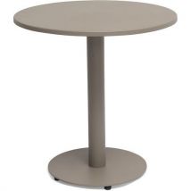 Hillerstorp - Pyöreä kahvilapöytä näsby ø 70 cm säädettävät jalat beige