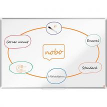 Nobo - Premium plus emaloitu magneettinen valkotaulu 150x100 cm