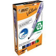 Bic - Valkotaulukynä velleda pyöreä kärki