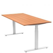 Lanab - Työpöytä two fb s 1800x800 pyökki jalkojen väri valkoinen