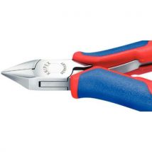 Knipex - Sivuleikkuri teräväpää pieni viiste 115mm - jousi - bi-materiaalia