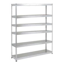 Manutan Expert - Rapid 1 varastohylly - 2440x1525x610 mm - 6 sinkittyä metallihyllytasoa - 500 kg/hyllytaso - Helppo asennus